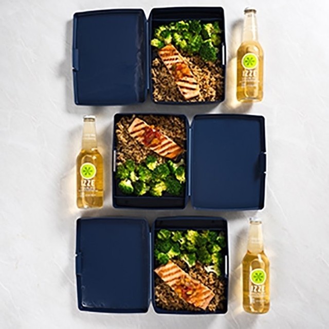 Salmon and Broccoli Lunch Box