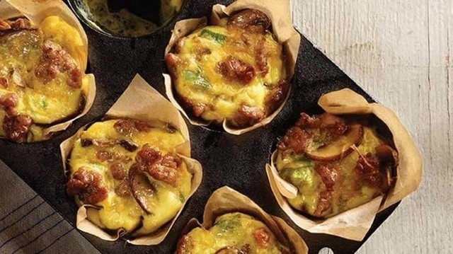 Hearty Sausage Mini Quiche