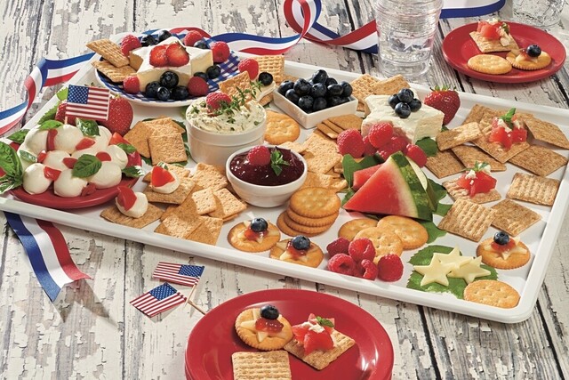 Summer Fruit and Cheese Board