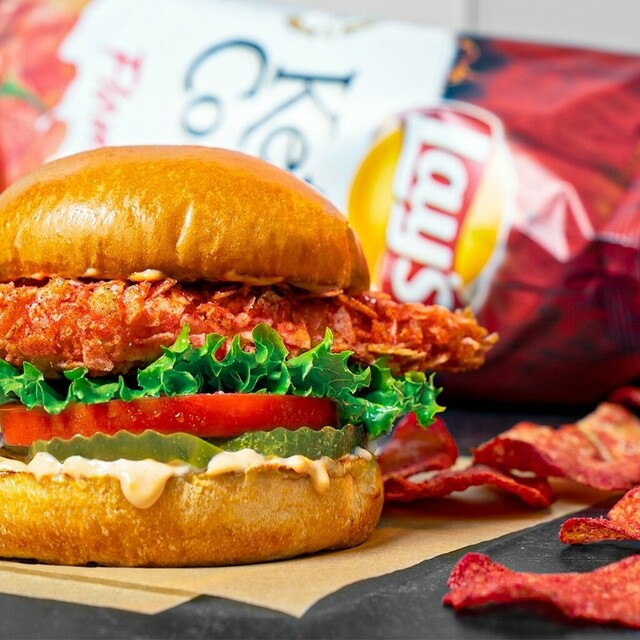 Lay’s® Flamin’ Hot Spicy Chicken Sandwich