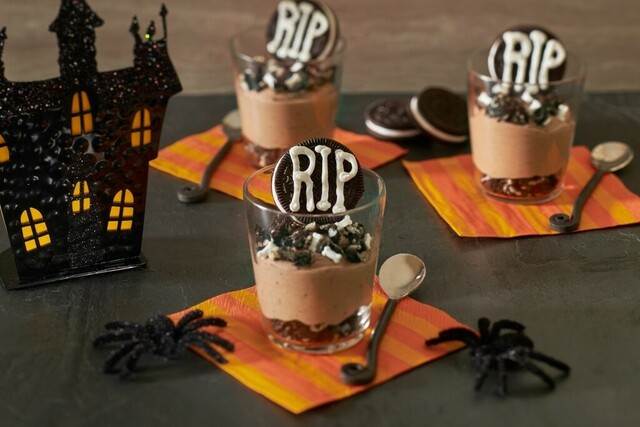 "No Bones About It" OREO Dirt Cups