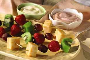 Cheese and Fruit Kabobs