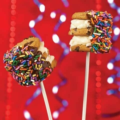 Ice Cream Cookie Pops