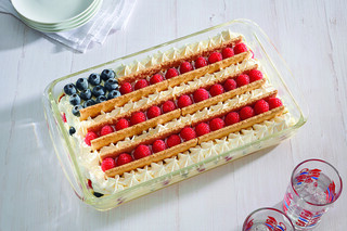 All-American Summer Berries Icebox Cake