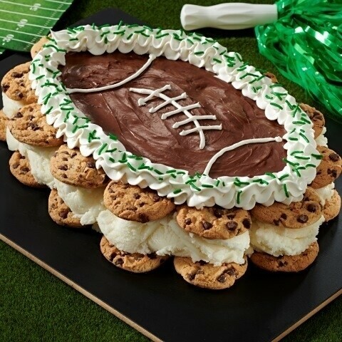 CHIPS AHOY! FOOTBALL ICE CREAM CAKE