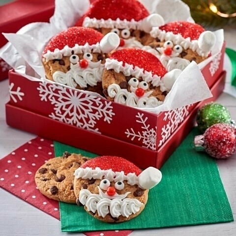 Easy CHIPS AHOY! Santa Cookies