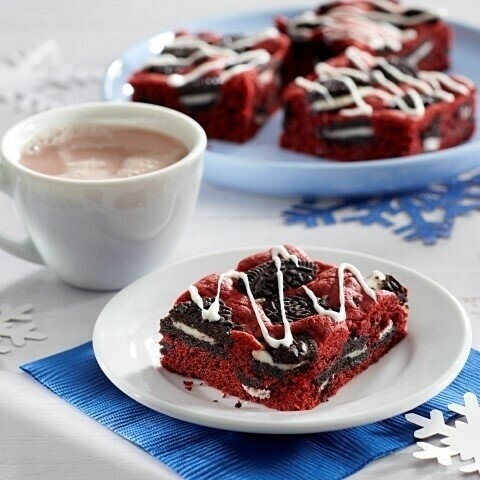 OREO Red Velvet Brownies