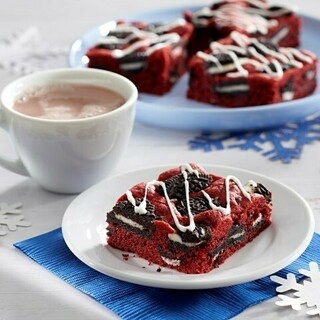 OREO Red Velvet Brownies