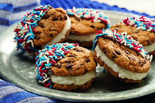 Patriotic CHIPS AHOY! Ice Cream Sandwiches