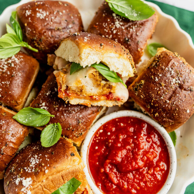 Chicken Parmesan Sliders