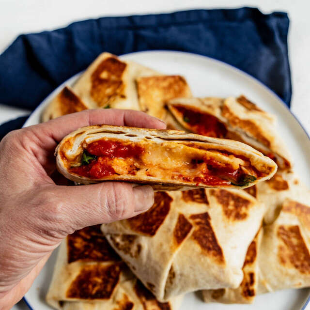 Chicken Parmesan Crunch Wrap