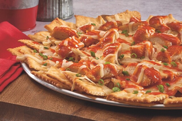 RITZ Chips Cheesy Buffalo Chicken Nachos