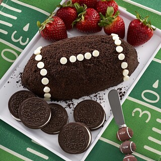 OREO Cheesecake Football