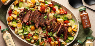 Grilled Steak Panzanella Salad