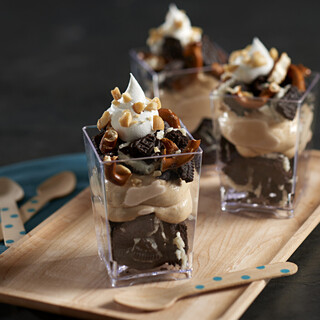 OREO Peanut Butter Pretzel Cheesecake Shots