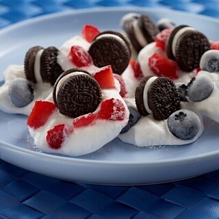 OREO and Fruit Frozen Yogurt Drops