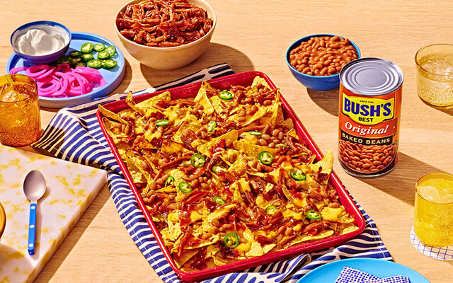 Bush’s® Barbecue Chicken Nachos