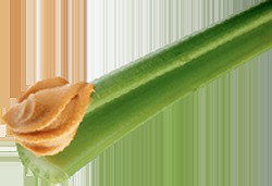 Celery Stick with Salty Almond Butter