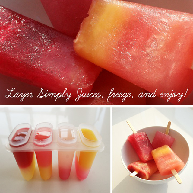 Simply Layered Ice Pops