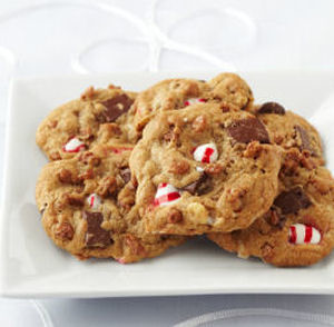 Chocolate Chunk Peppermint Crunch Cookies