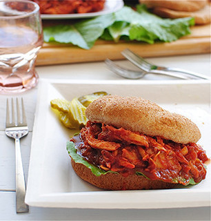 Barbecued Pulled Pork Sandwiches with Homemade BBQ Sauce