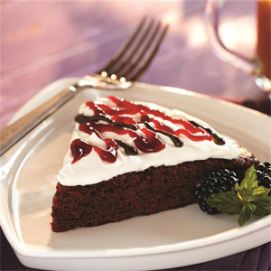 Blackberry Brownie Torte