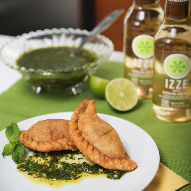 IZZE® Chimichurri Sauce with Mini Empanadas