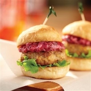 Turkey Sliders with Cranberry Mayonnaise