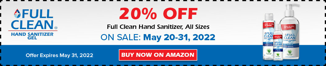 Full Clean Hand Sanitizer May 2022