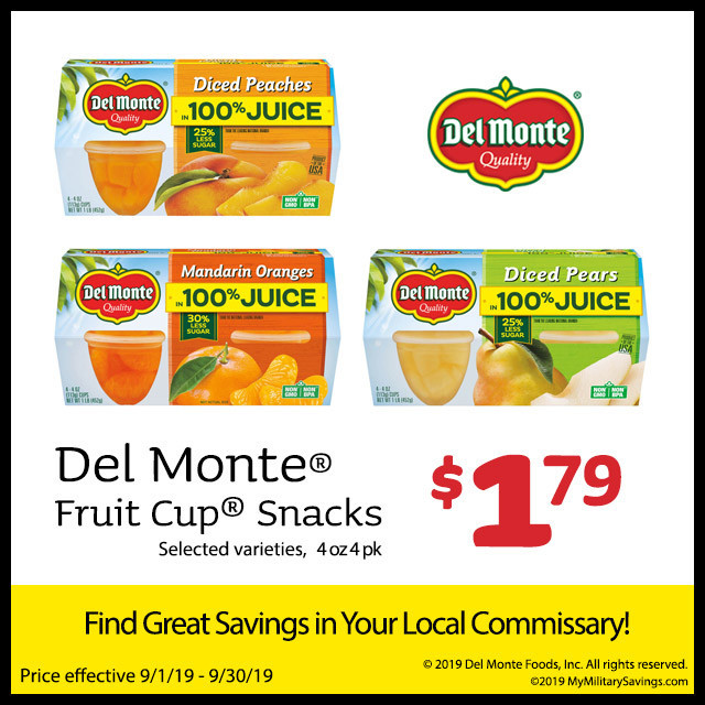 Del Monte® Fruit Cup® Snacks