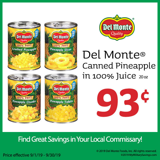Del Monte® Canned Pineapple