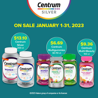 SAVE on Centrum at the Commissary!