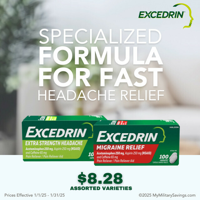 SAVE on EXCEDRIN