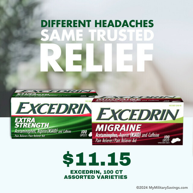 SAVE on EXCEDRIN