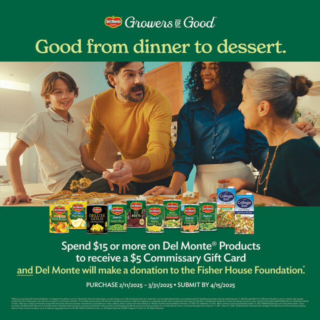 $5.00 Commissary Gift Card Rebate