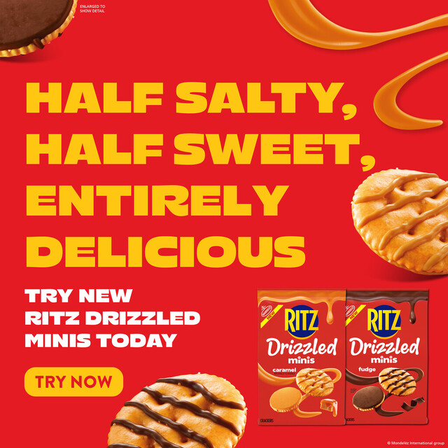 NEW RITZ Drizzled Minis